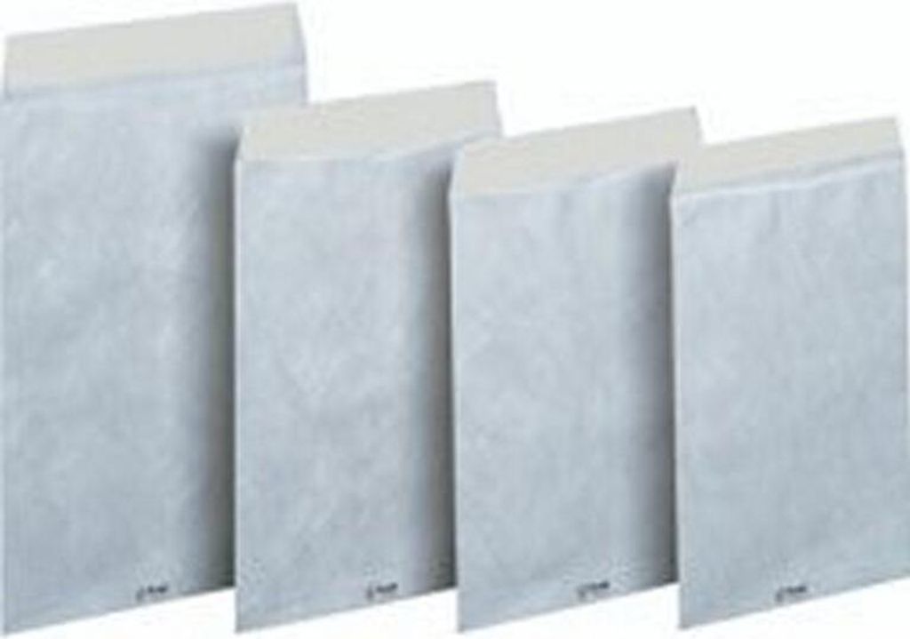 Tyvek 30001141 Versandtaschen - C4, mit Fenster, 54 g/qm, weiß, 100 Stück
