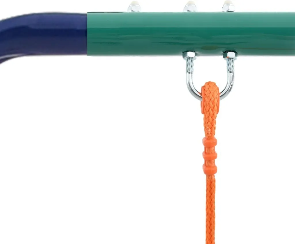 Balançoire en acier avec 3 places réglables pour enfants - Kit complet
