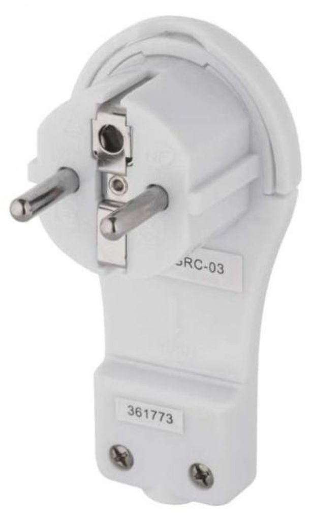 Fourche coudée pour câble d'extension, blanc 71372 Image du produit 