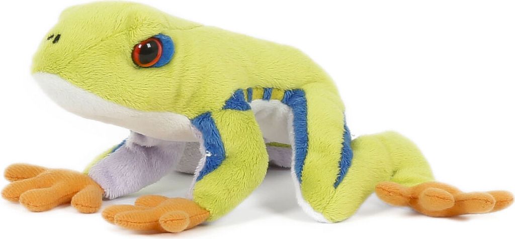 Plüschtier Frosch 18 cm, Rotaugenlaubfrosch, Frösche Stofftiere Plüschtier Kuscheltier