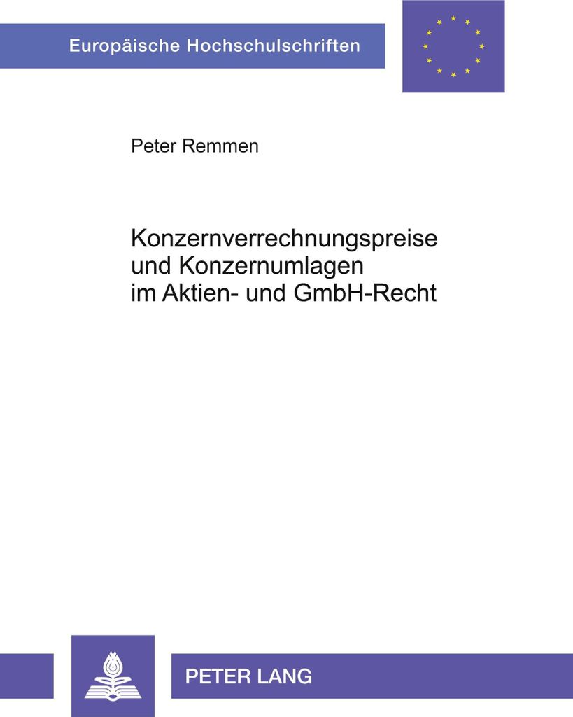 Konzernverrechnungspreise und Konzernumlagen im Aktien- und GmbH-Recht