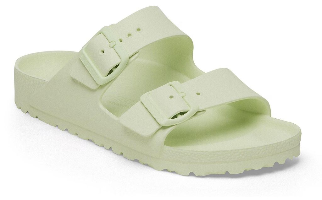 Birkenstock 1024691 Damen-Pantoletten in Grün – schmale Produktbild 