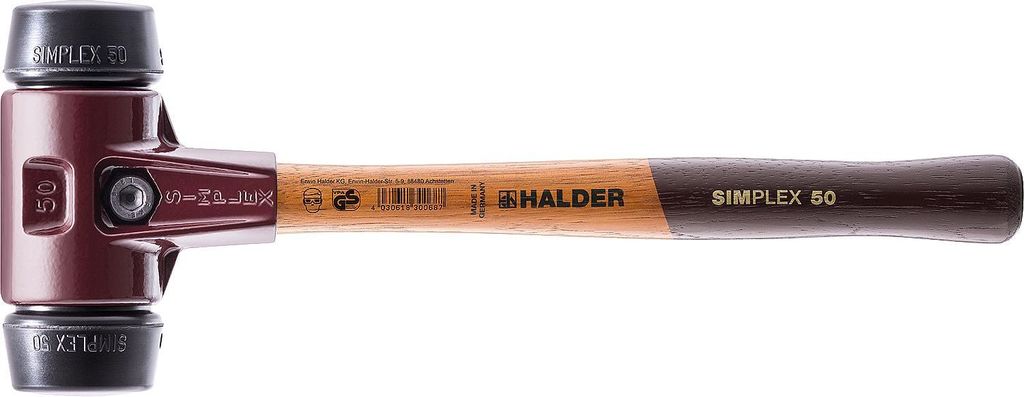 Halder Schonhammer, diameter 80 mm, 3220 gram, Simplex Productafbeelding 