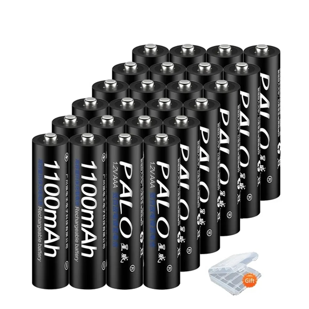 Piles rechargeables AAA de 1100mAh à haute autonomie longue durée, x24