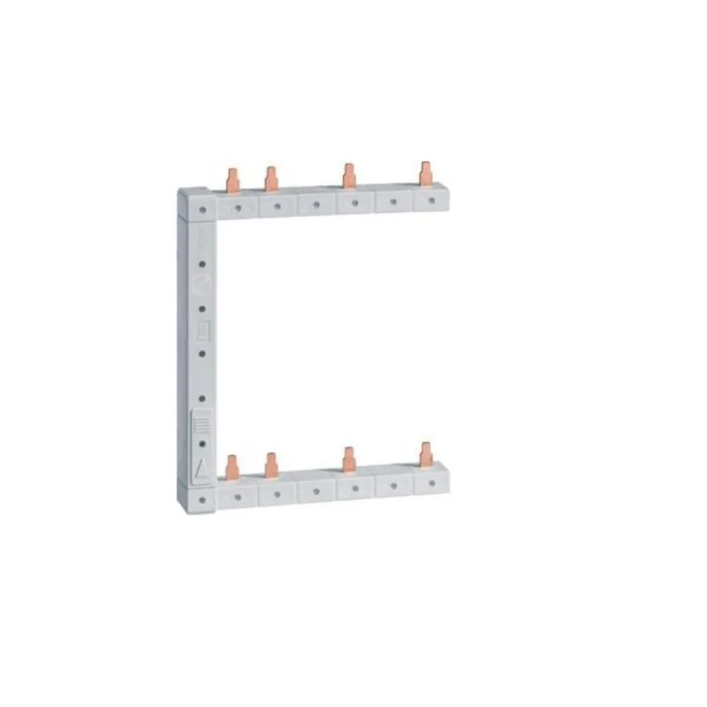 Rail de phase vertical Hager KCF563R 63A L1N-L2N-L3N pour peigne