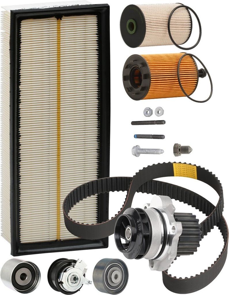 RIDEX Inspektionspaket Filterset für VW Golf V Schrägheck (1K1) TOURAN (1T1, 1T2) Passat Variant (3C5) GOLF PLUS (5M1, 521) für AUDI A3 Sportback