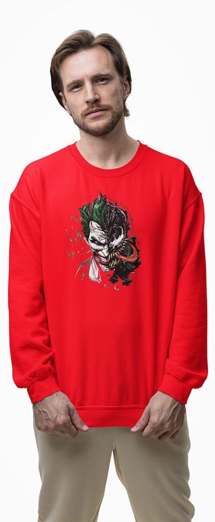 D&B Design Uni Pullover SWMO00017 Joker Rot-Größe 2XL