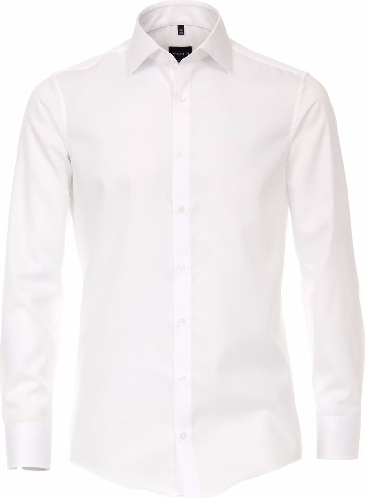 VENTI Herren Businesshemd Extralanger-Arm 69er Kent Modern-Fit Weiß 47