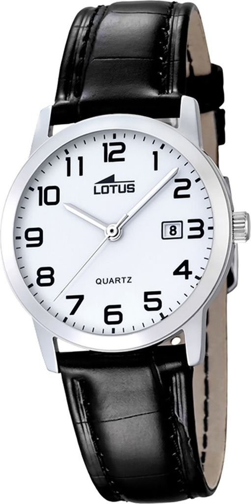 Lotus Leder Damen Uhr L18240/1 Armband-Uhr schwarz Elegant Classic D2UL18240/1