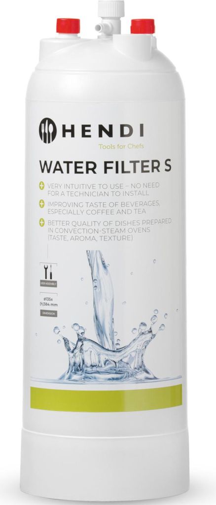 Wasseraufbereitungsfilter M Ø 135 x 384 mm 3 l/min - Hendi 237878