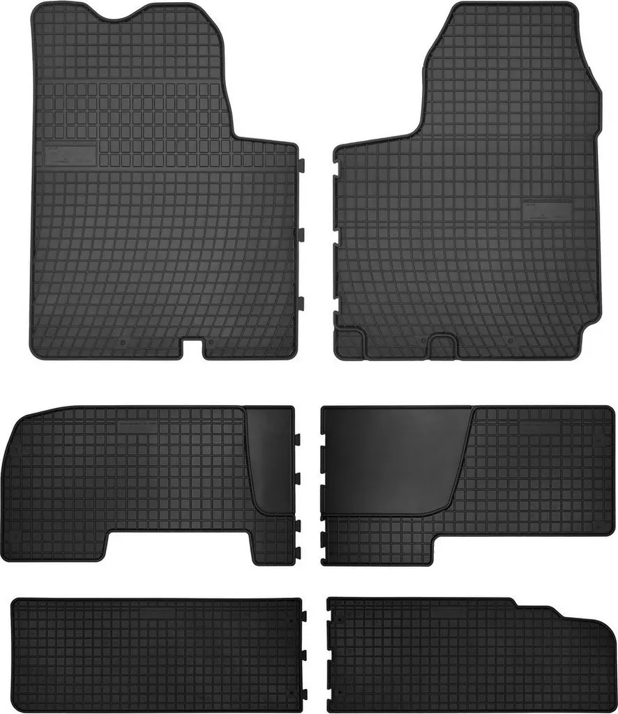 Tappetini in Gomma per Renault Trafic II (2001-2014) Furgone 6pz