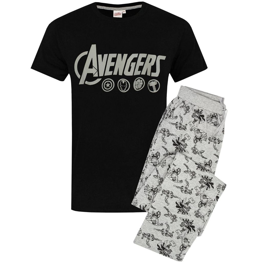 Marvel Herren Avengers Captain America Schlafanzug