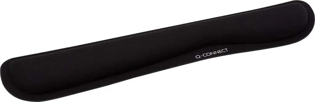 Q-CONNECT KF03684 Repose-poignets Ergo Noir pour Clavier Bureautique