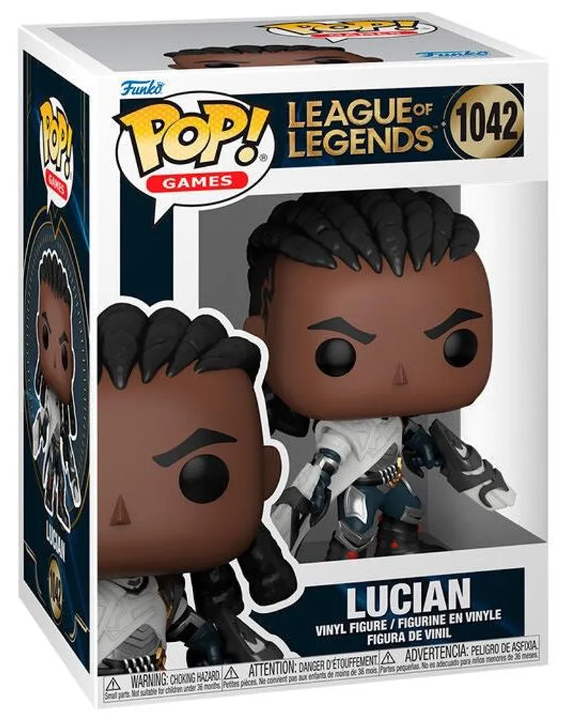Figurine POP Lucian League of Legends en vinyle haute qualité 10 cm