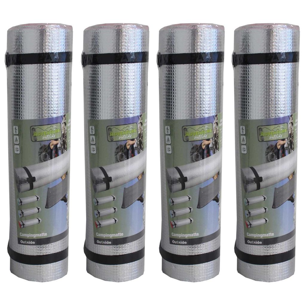 4x Alu Outdoor Campingmatte 180 x 50 cm Isomatte Alumatte Produktbild 