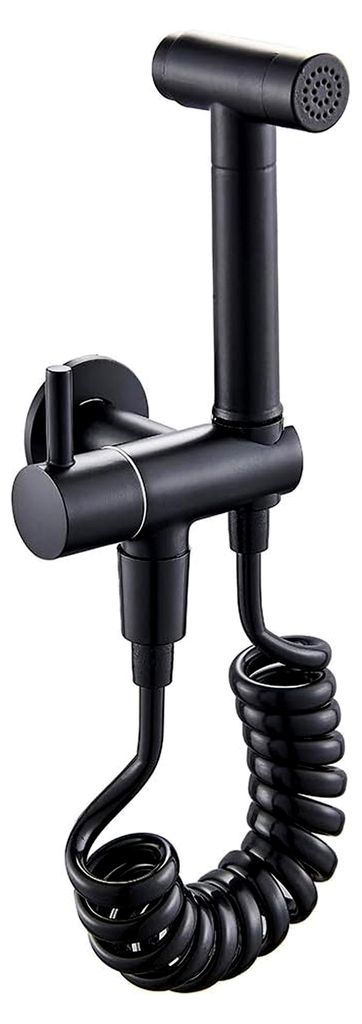 BlackSprayer Messing-Stoffwindelwascher, Duschsprüher-Set, Wandmontage, tragbar, Badezimmer-Duscharmatur mit einzelnem kaltem Wasser