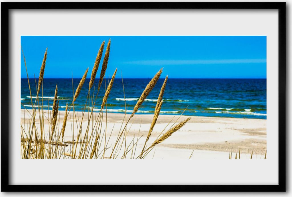 Bild 60x40 MDF-Rahmen Wandkunst Ocean Beach Landschaft Produktbild 