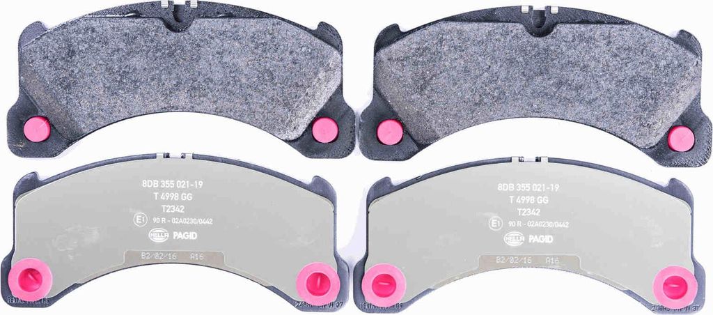 Bremsbelagsatz mit Verschleißwarnung 17,4 mm HELLA für u.a. PORSCHE MACAN