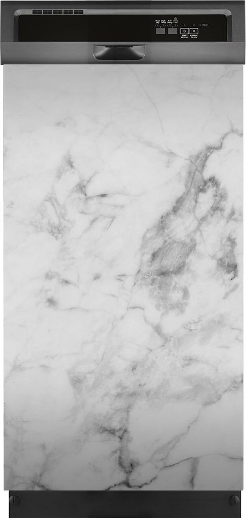 Magnete Dekorative 45x80 cm Küche Magnetmatte Spülmaschine - weiss Marmor