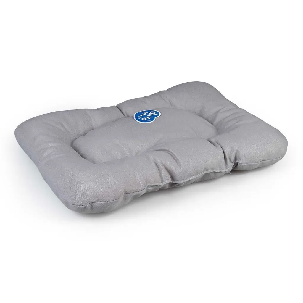 Coussin Déhoussable Duvoplus Cozmo Gris Clair - Tissu Haute Résistance