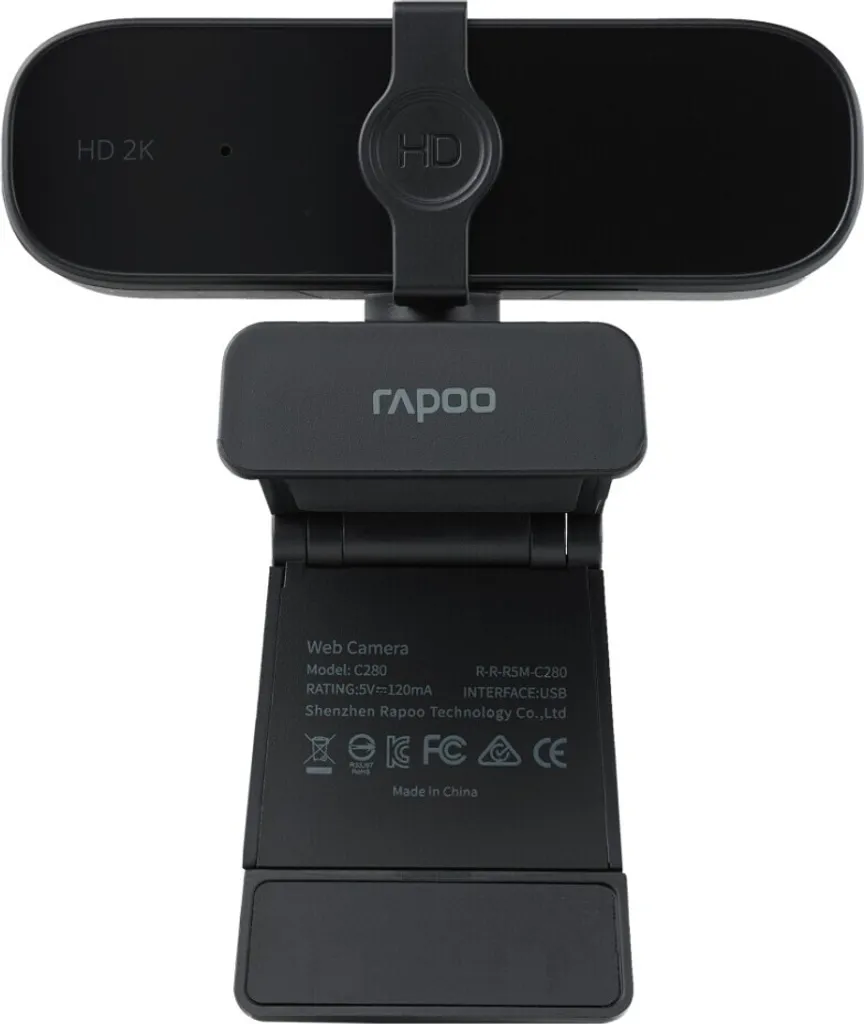 Webcam 2K avec Micro Intégré Rapoo XW2K USB Auto-Focus Image Nette - 4