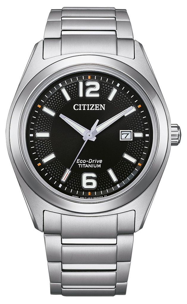 Citizen AW1641-81E Orologio da uomo Eco-Drive titanio nero Immagine del prodotto 