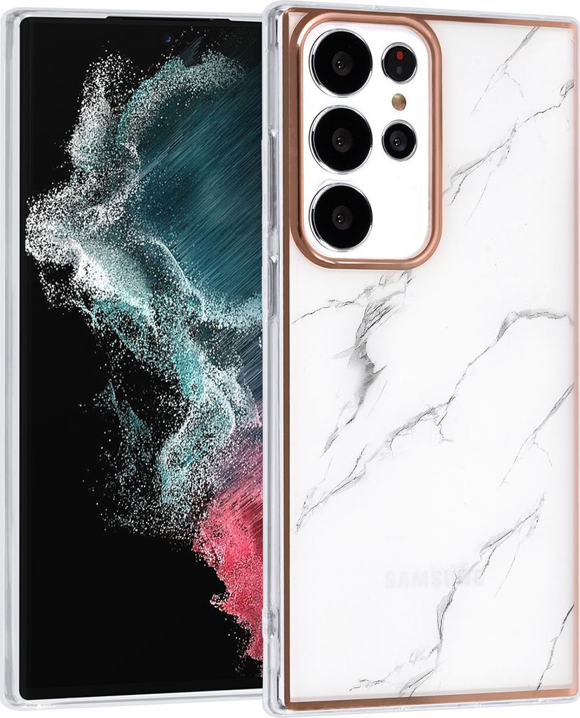 UNIQ Accessory Galaxy S23 Ultra TPU Backcover - Marble
