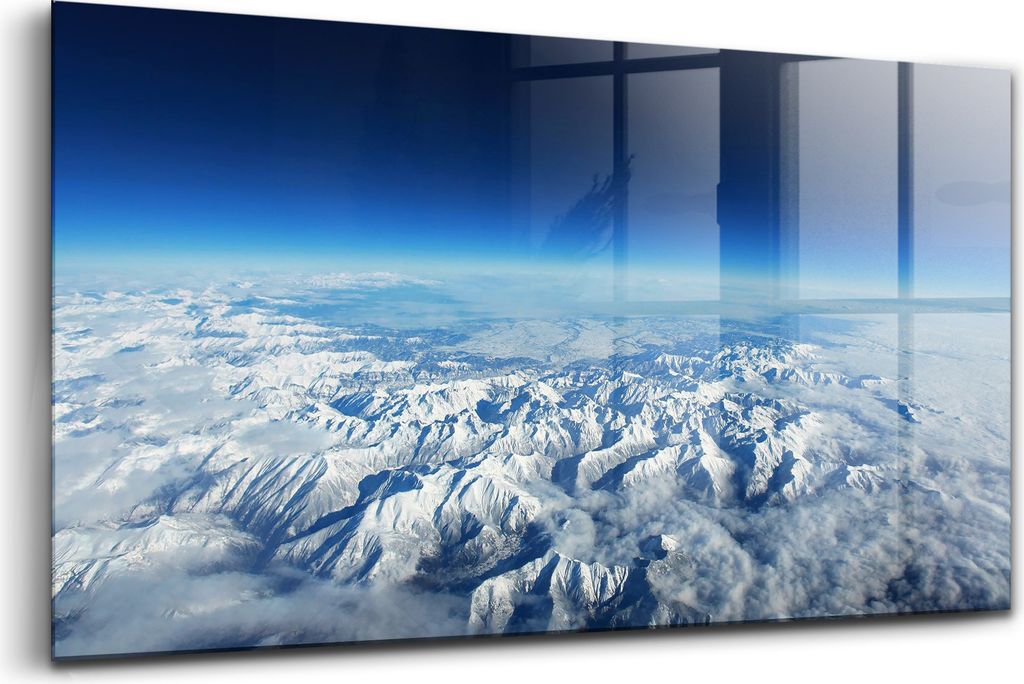 120x60 - Glasbilder - Bilder auf Wandbild - Foto auf Glas - Landschaft der Pyrenäen