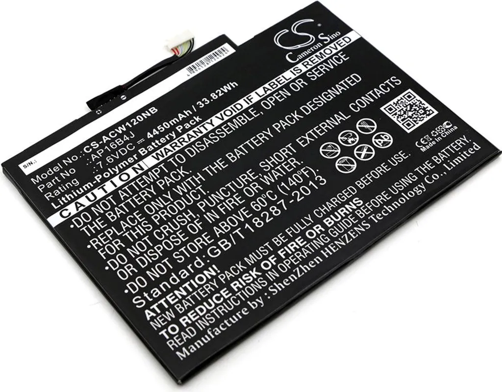 Batteria Ricambio Acer Aspire Switch Alpha 12 SA5-271 | TECHTEK AP16B4J