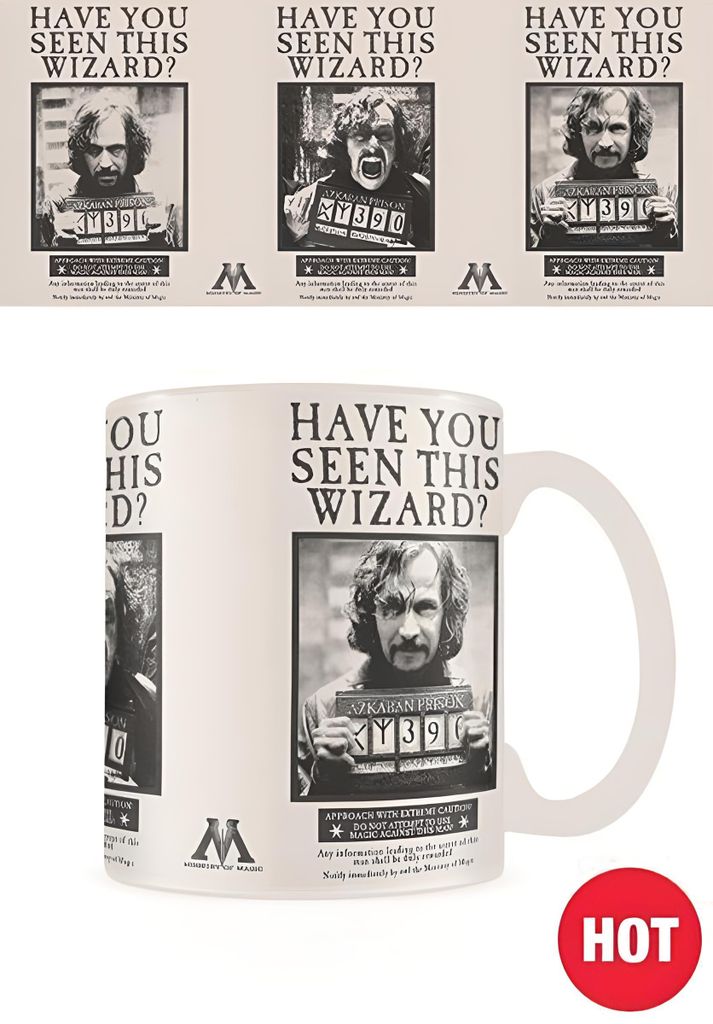 Harry Potter (Wanted Sirius Black) Heat Change Mug Produktbild 