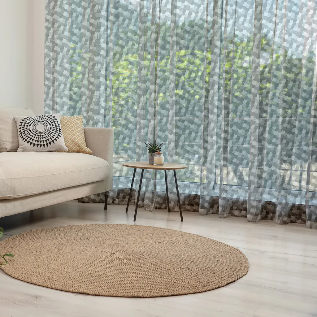 Arazzo Soggiorno ABAKUHAUS Grigio Taupe 210x274 | Stile Zen - 4