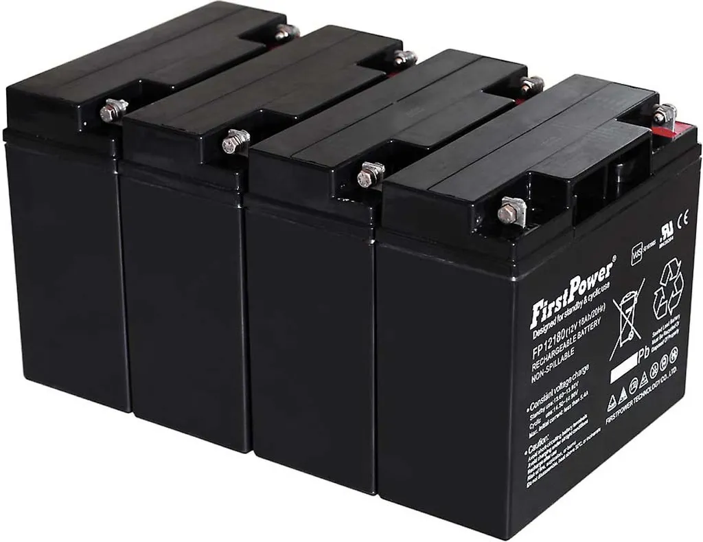 Batterie FirstPower 12V 18Ah pour APC Smart-UPS XL 2200 Tower et Rack