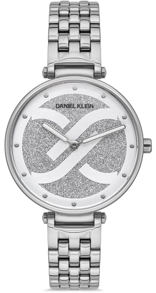 Montre à quartz DK12534-1 au design minimaliste et cadran argenté élégant