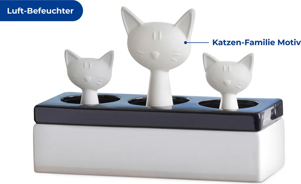 Diffusore Umidificatore Ceramica WENKO Gatto: Benessere e Design Casa - 2