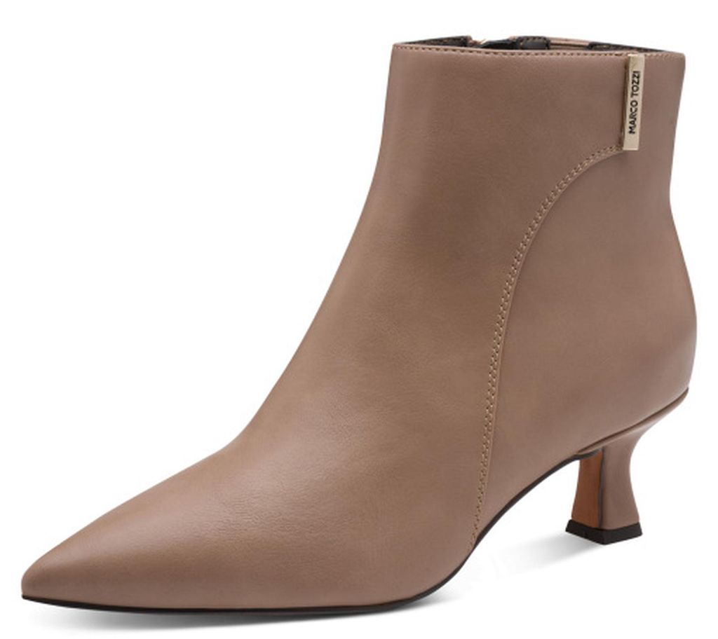 MARCO TOZZI Damen Stiefel mit Reißverschluss, Beige Produktbild 