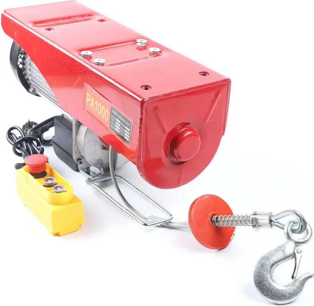 Treuil électrique pour échafaudage et portique - Levage 1000kg 1600W