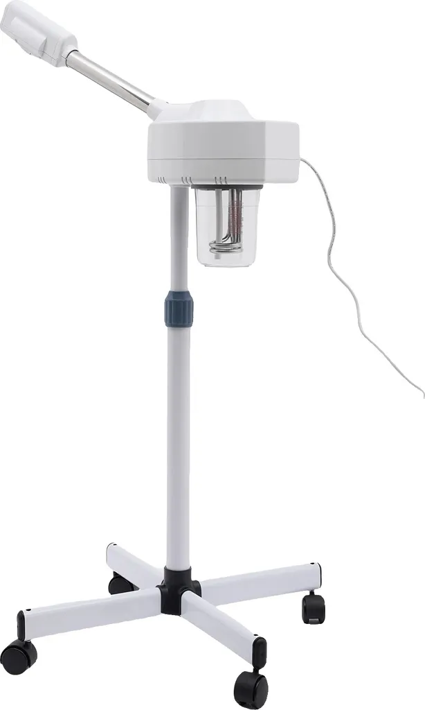 Vaporisateur de Visage 800W Hauteur Réglable Coloris Ivoire et Design