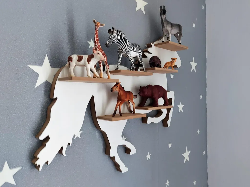 Module d'exposition robuste pour chevaux miniatures et poneys en bois - 8