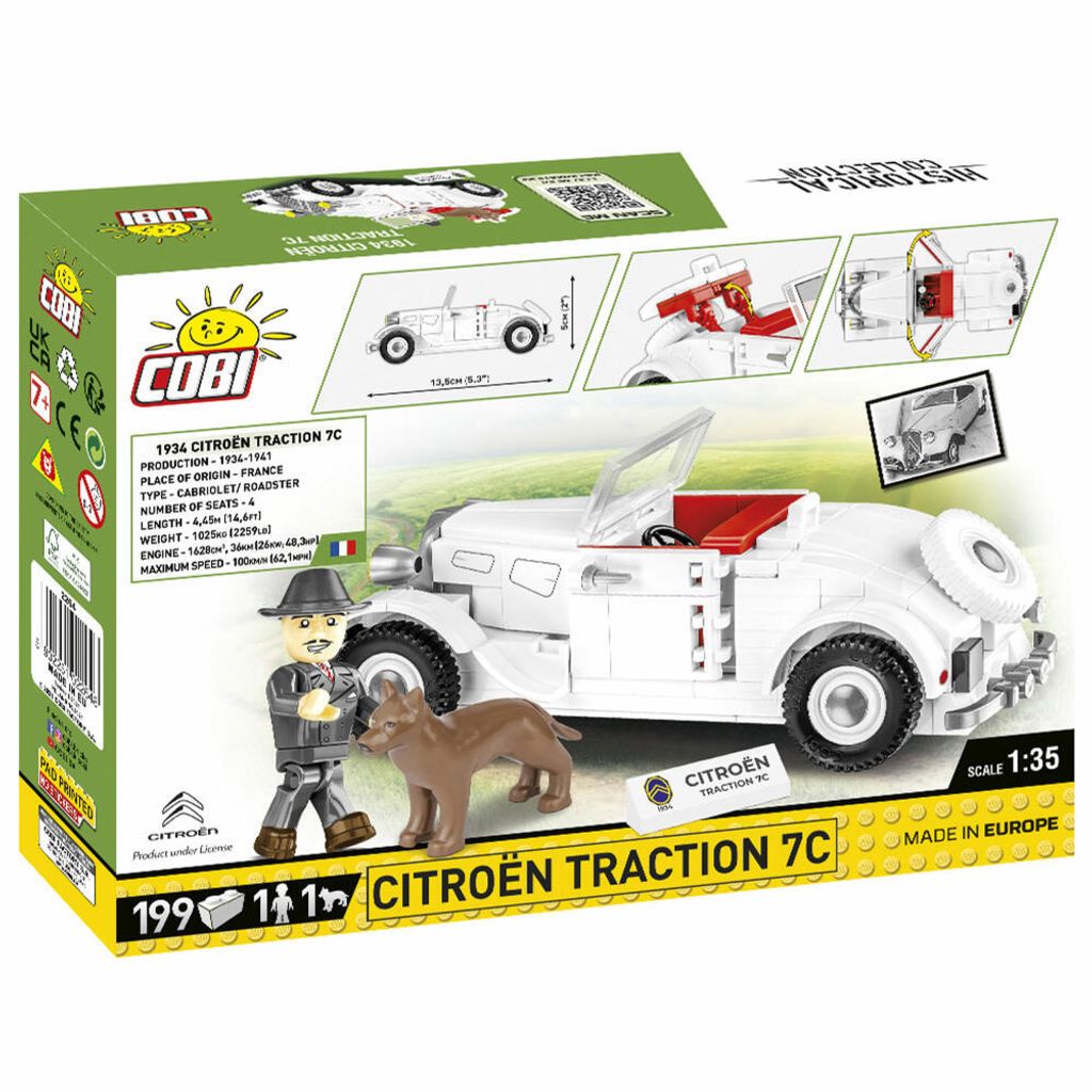 COBI 2264 - Set Di Mattoncini Per Costruire, 199 Pezzi, Colore Bianco - 2