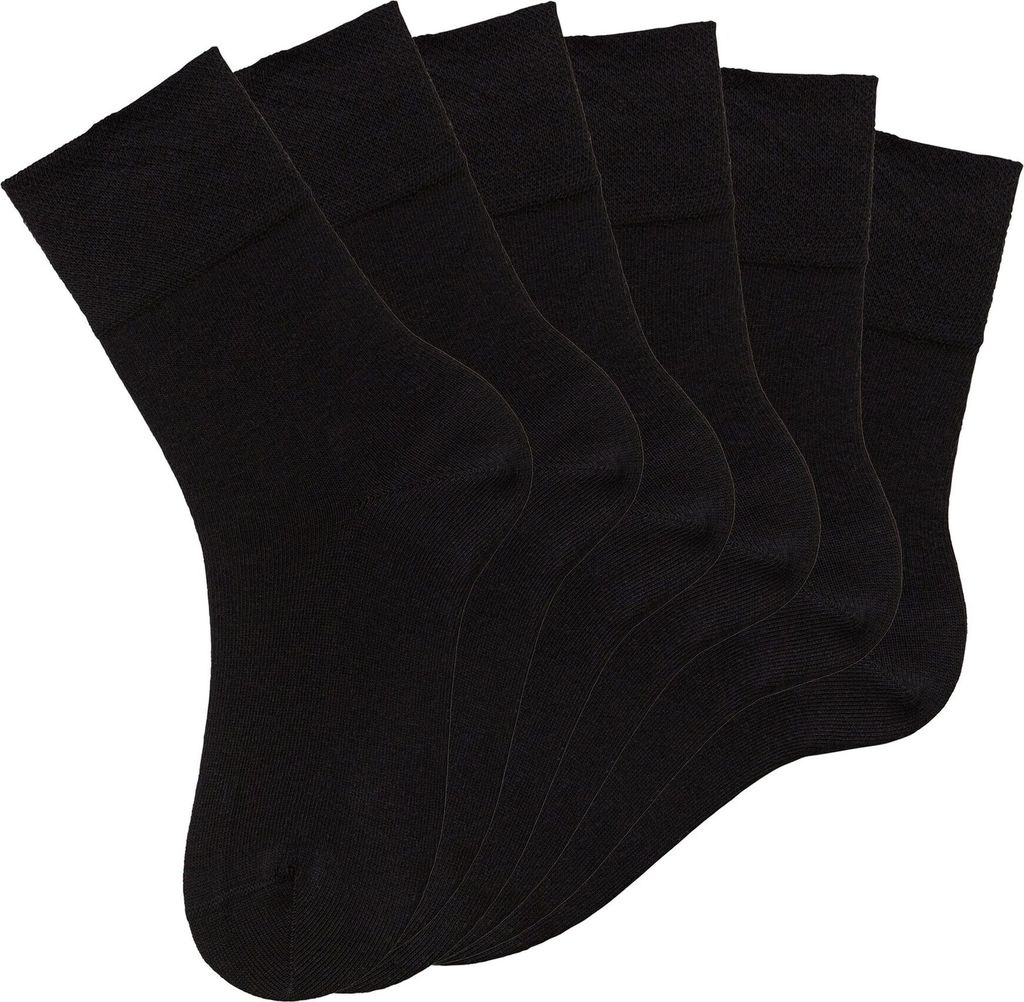 H.I.S. Socken Damen Herren Basic Socken 6 -teilig 6x Produktbild 