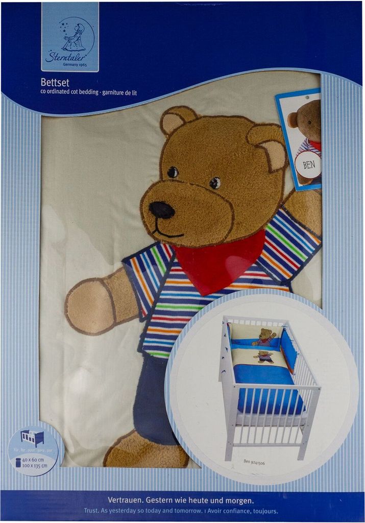 Sterntaler- Bett Set Ben Kinder Bettwäsche