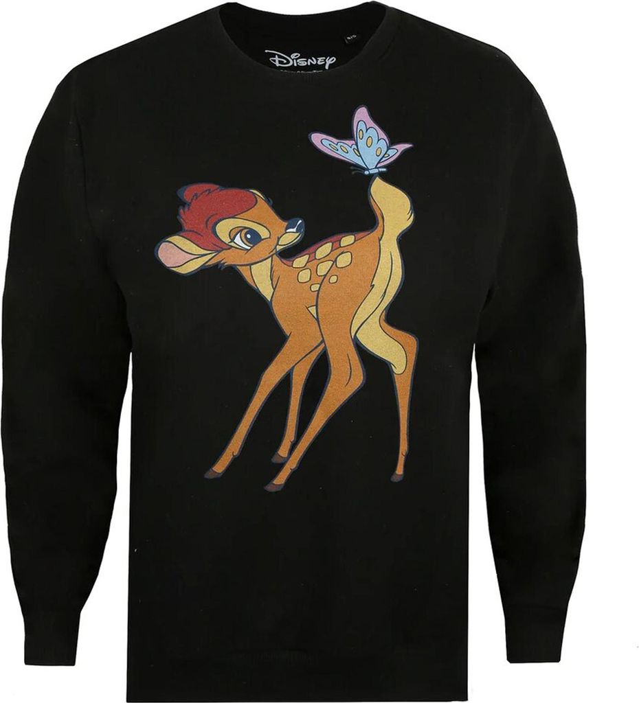 Bambi - Sweatshirt für Damen TV763 (M) (Schwarz)
