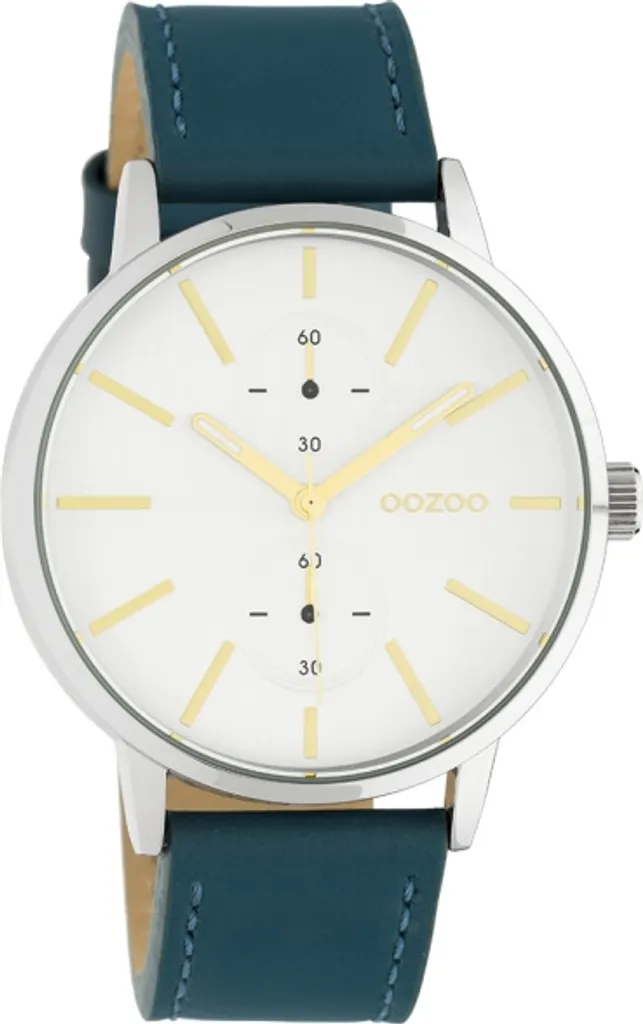 Montre analogique pour femme Oozoo C10587 : montre chic en maille argent