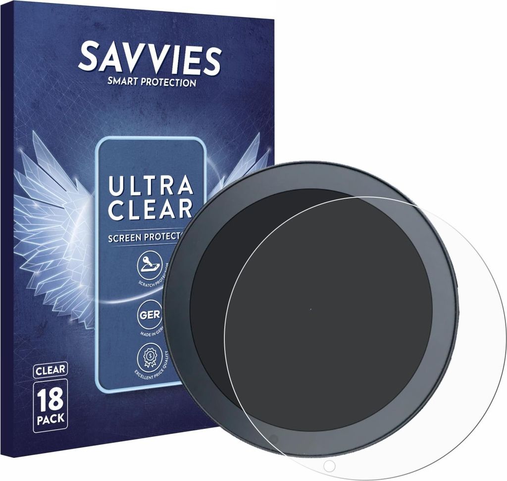 18x Für QJ Motor SRV 600 Schutzfolie Savvies Displayschutz Display Schutz Folie Klar Transparent