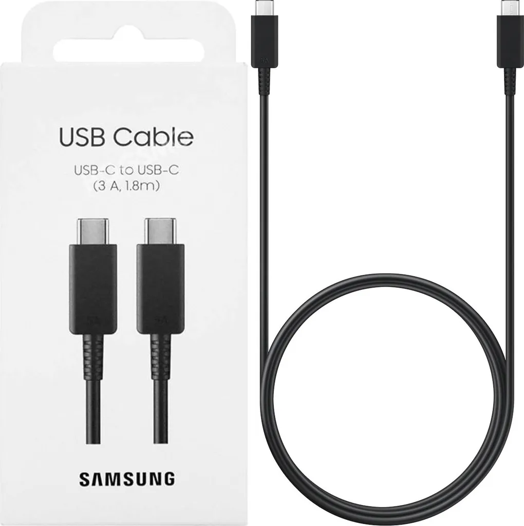 Samsung Cavo Dati EP-DX310 USB-C to USB-C 1.8m - Bianco/Nero