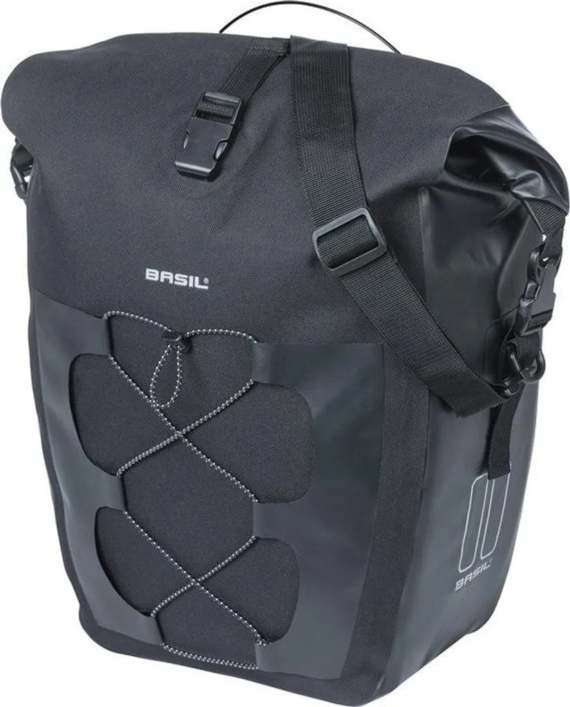 Sacoche Double pour Porte-Bagages Basil Soho Nordlicht MIK 2.0 Noire