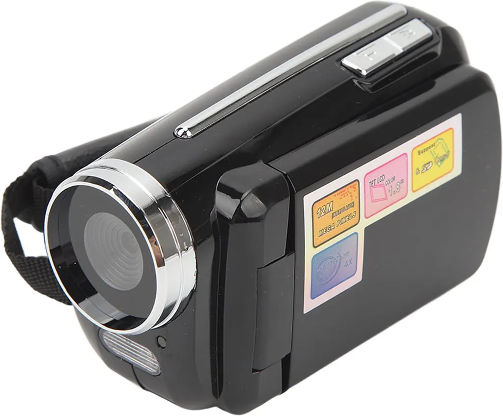 Caméscope portable pour capturer vos souvenirs avec zoom 4x et écran