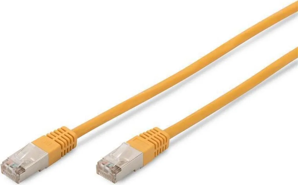 DIGITUS Cavo di Rete Professionale 5m Giallo Cat 5e SF/UTP per Aziende