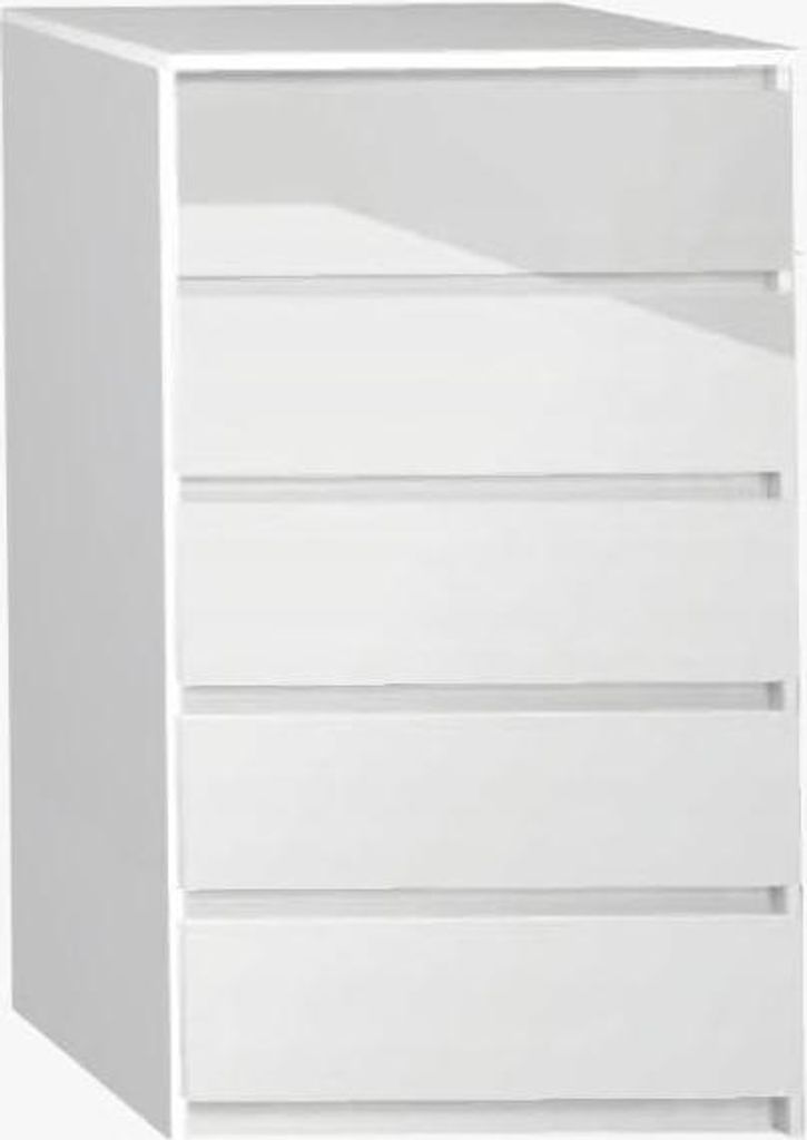 Candido Kommode 5 Schubladen. Variante: Farbe Weiß