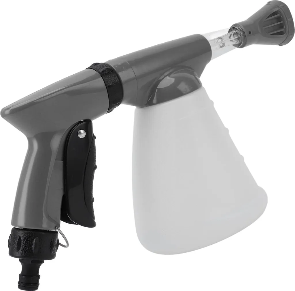 Canon à mousse haute pression gris pour lavage auto et arrosage jardin